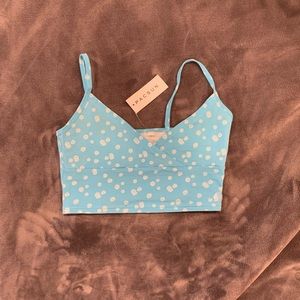 Pacsun Floral Crop Top